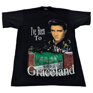 Vintage 90s USA Made Elvis Presley "I've Been To‎ Graceland" Men’s Size M 50/50
